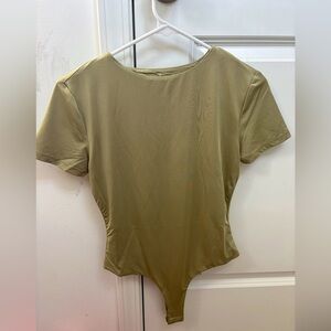 Hello Molly size S green body suit. NWOT